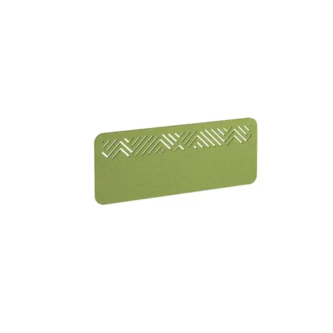 Chevron Acoustic Desktop Screen - 1000mm - Fruit Green
